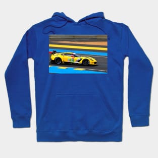 Chevrolet Corvette C7.R no63 Le Mans 24 Hoodie